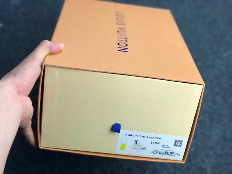 Authentic LV Run Away Sneaker Yellow